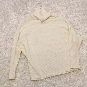 White long sleeve turtleneck